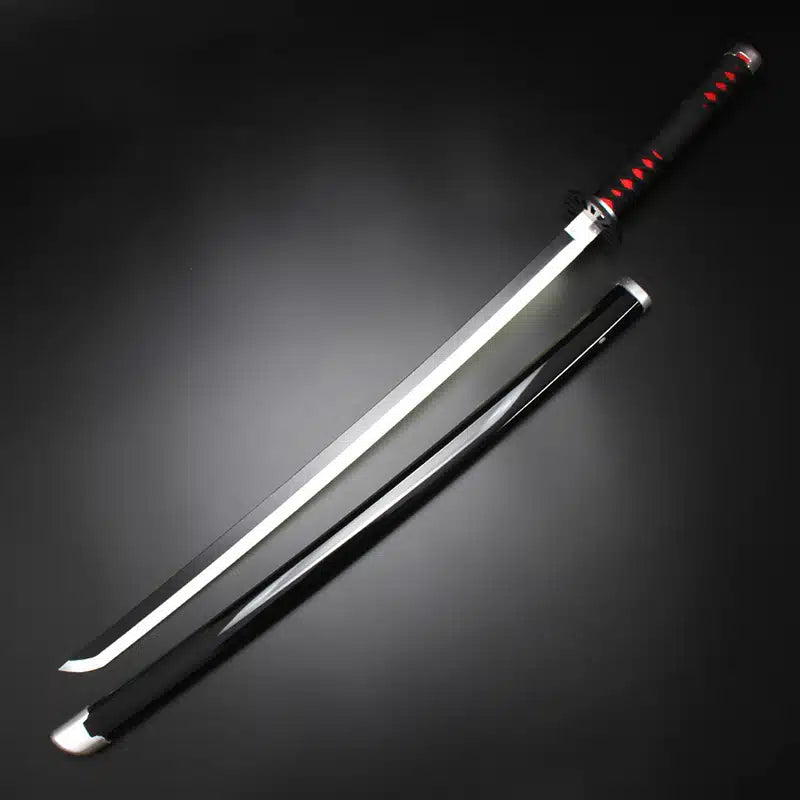 Demon Slayer Kimetsu No Yaiba Kamado Tanjirou Katana ( LED & Wood )