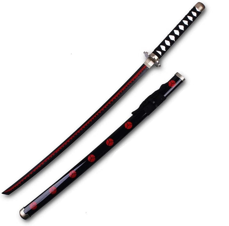 One Piece Rorono Zoro Meitou Shusui Wooden Blade Sword Katana for Cosplay