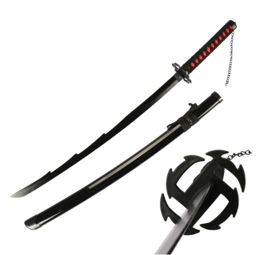 Bleach Kurosaki Ichigo Katana Wood Zangestu Sword