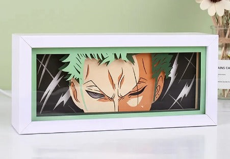 One Piece Zoro LED Light Box with Remote Control