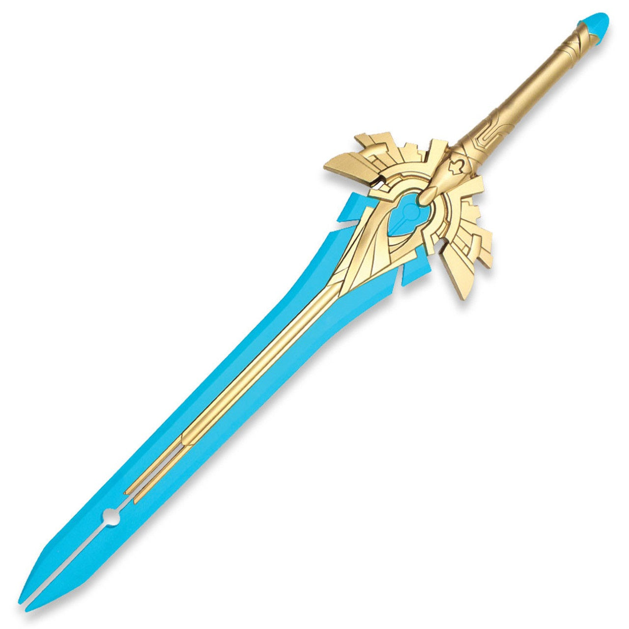 Genshin Impact High-Density Foam Sword Skyward Blade Blue & Gold