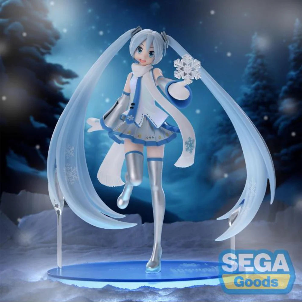 Vocaloid Hatsune Miku - Luminasta Figure - Snow Miku Figure Authentic