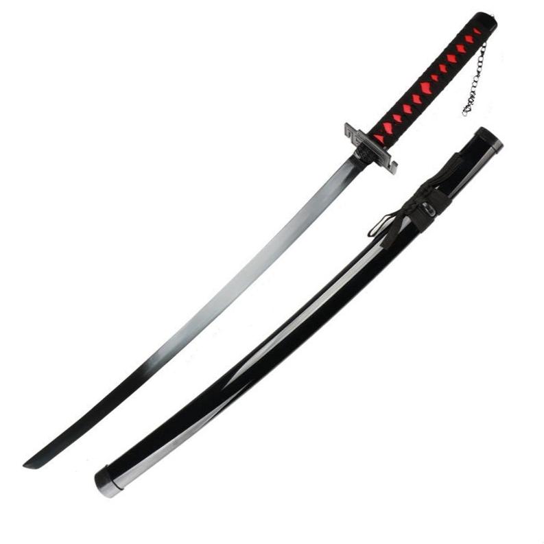 Bleach Anime Cosplay Sword Kurosaki Ichigo  (Wood)