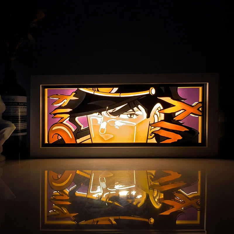 Jojo's Bizarre Adventure Jotaro LED Light Box with Remote Control