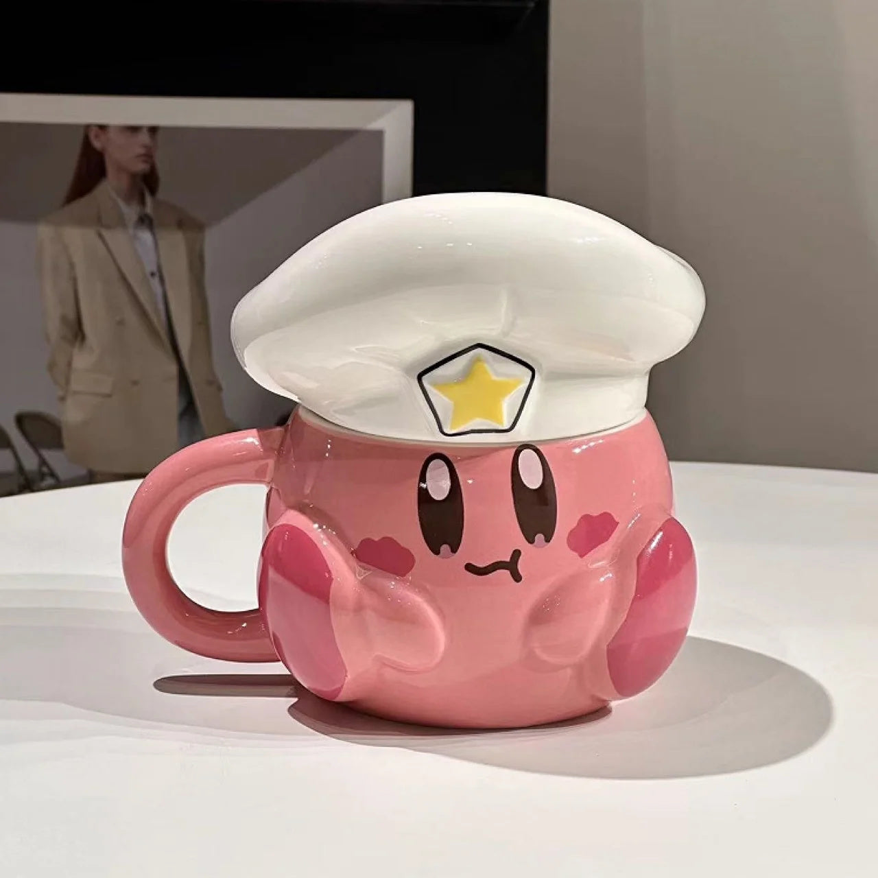 Nintendo Kirby Chef Hat Super Star Mug