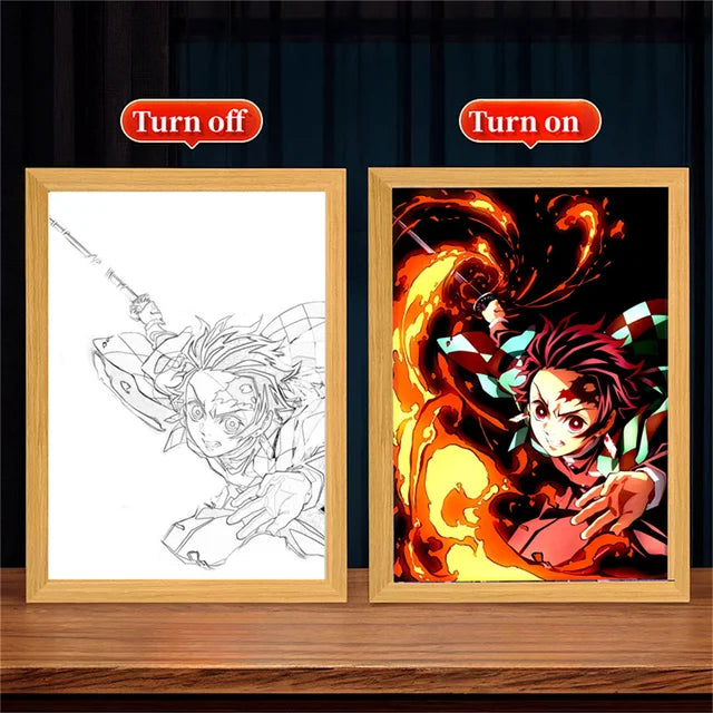 Demon Slayer Tanjiro Photo Frame LED Light&nbsp;