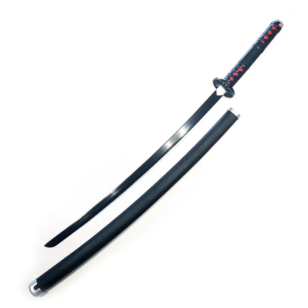 DEMON SLAYER - TANJIRO KAMADO SWORD - BLACK NICHIRIN KATANA (STEEL)