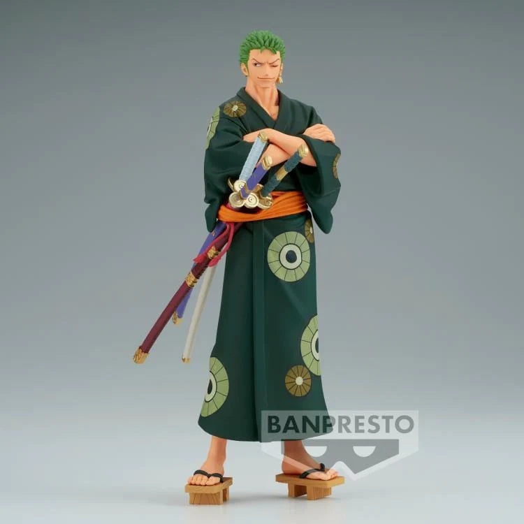 One Piece DXF The Grandline Series Wano Country Roronoa Zoro  Figure Authentic