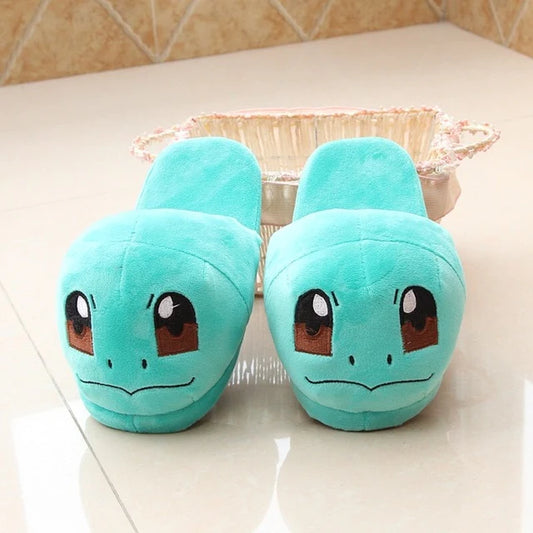 Pokemon Squirtle Plush Slippers Cosplay