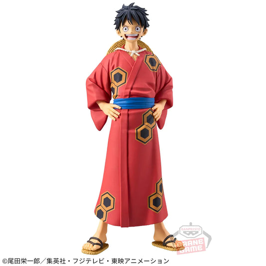 One Piece DXF The Grandline Series Wano Country Monkey D. Luffy  Figure Authentic