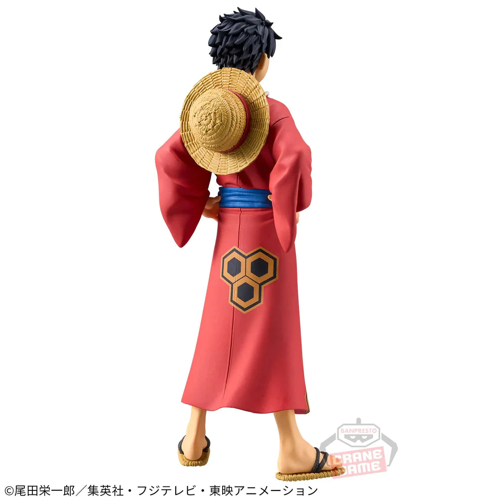 One Piece DXF The Grandline Series Wano Country Monkey D. Luffy  Figure Authentic