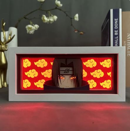 Naruto Itachi LED Light Box with Remote Control