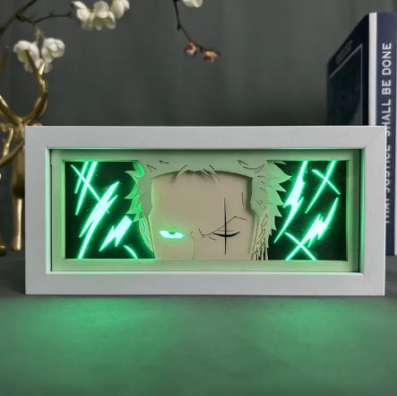 One Piece Zoro LED Light Box with Remote Control