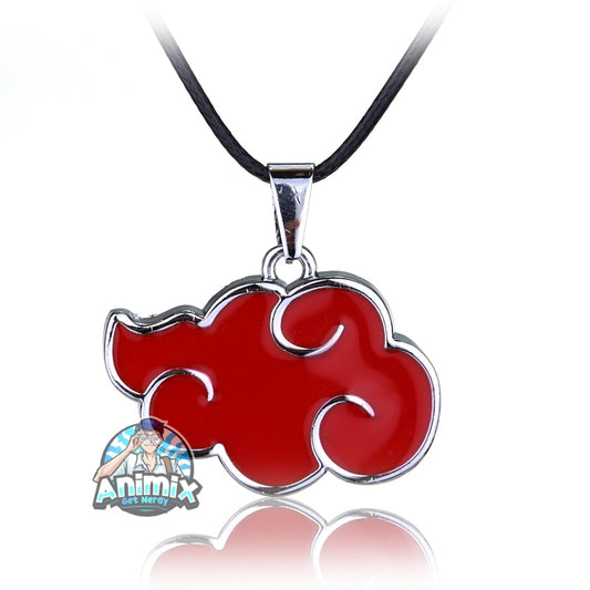 Naruto Itachi Uchiha Akatsuki red cloud Necklace - AnimixQ
