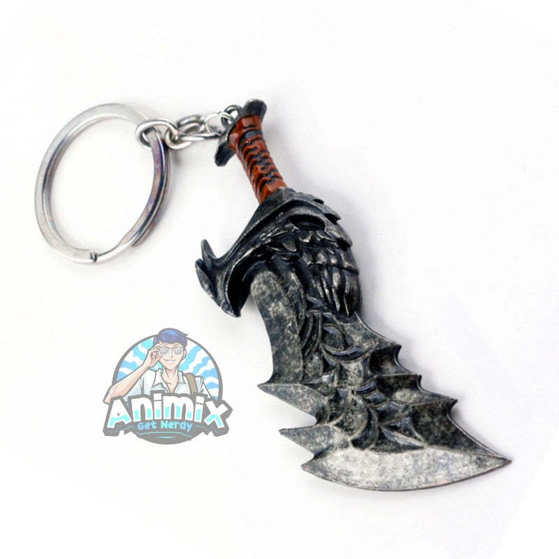 God of War 4 Kratos Leviathan Axe - Blades of Chaos Keychain - AnimixQ