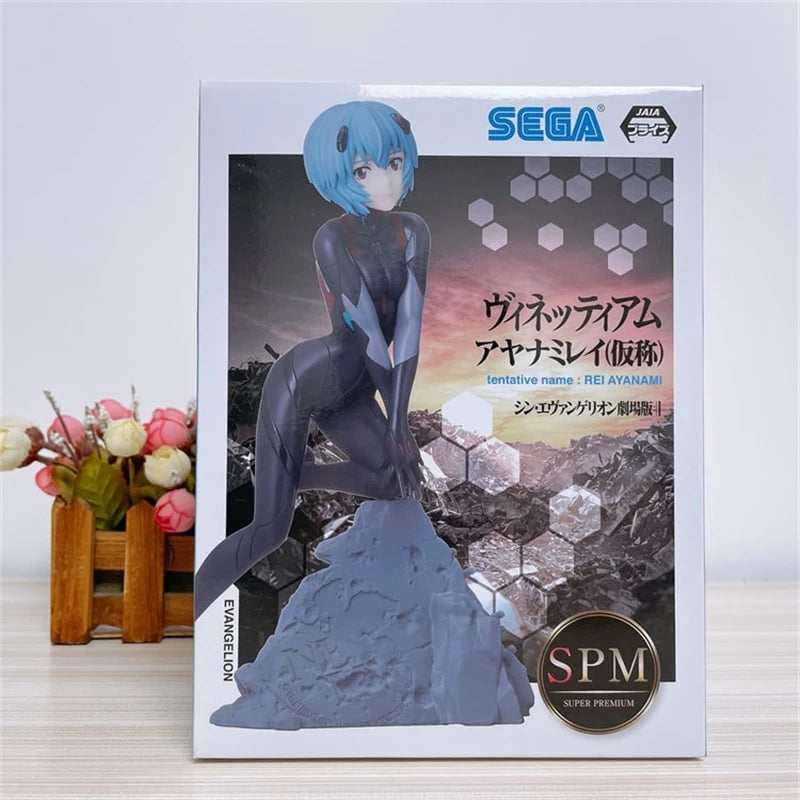 EVA Ayanami Rei Anime Figure Model SEGA Toys SPM Super Premium Authentic Figure - AnimixQ