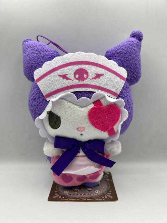 Sanrio Kuromi Stuffed Toy Plush "I" Authentic